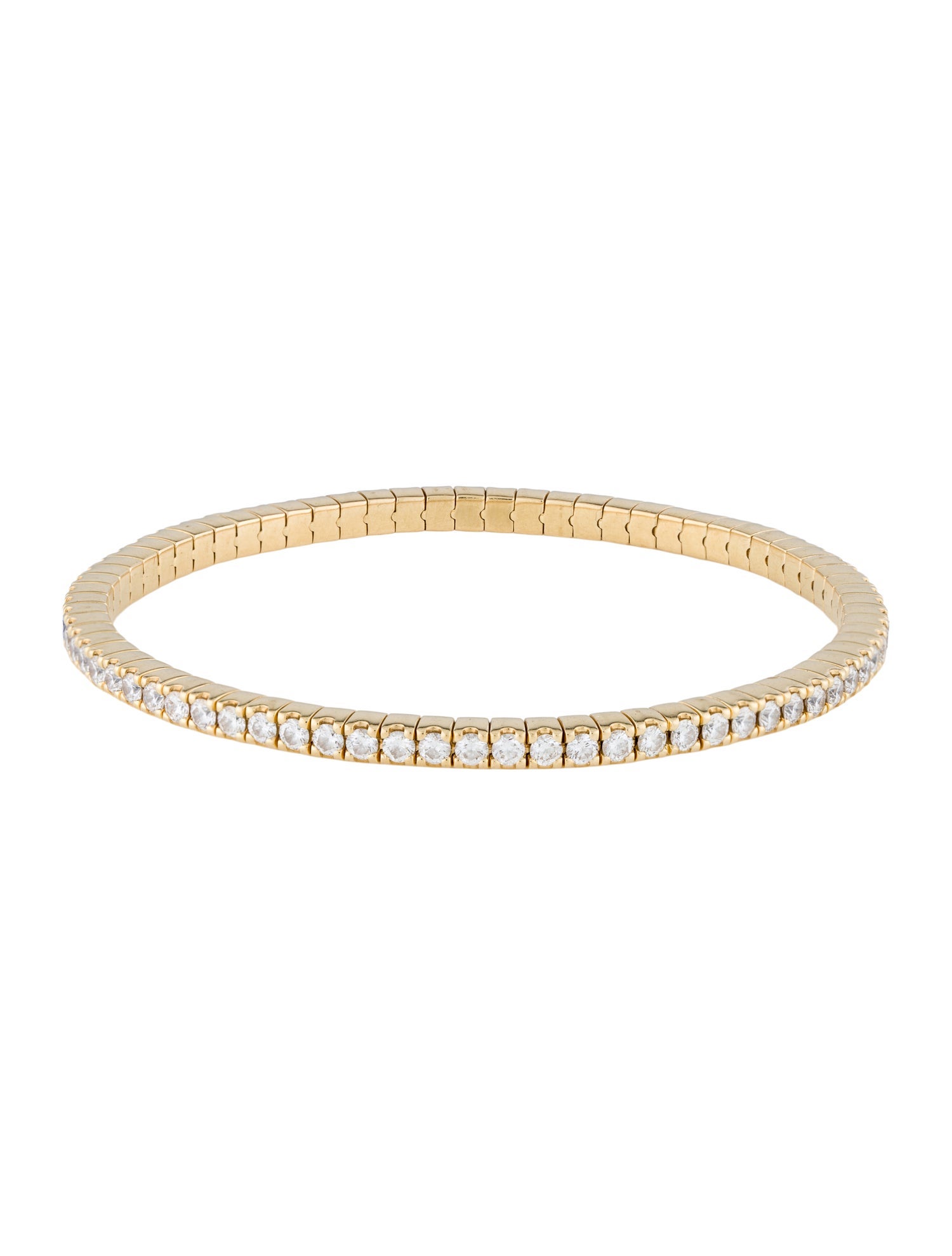 Crivelli 18K 3.00ctw Diamond Stretch Bracelet