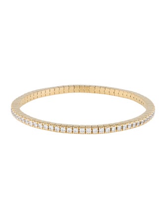 Crivelli 18K 3.00ctw Diamond Stretch Bracelet