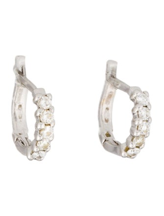 Crivelli 18K Diamond Huggie Earrings