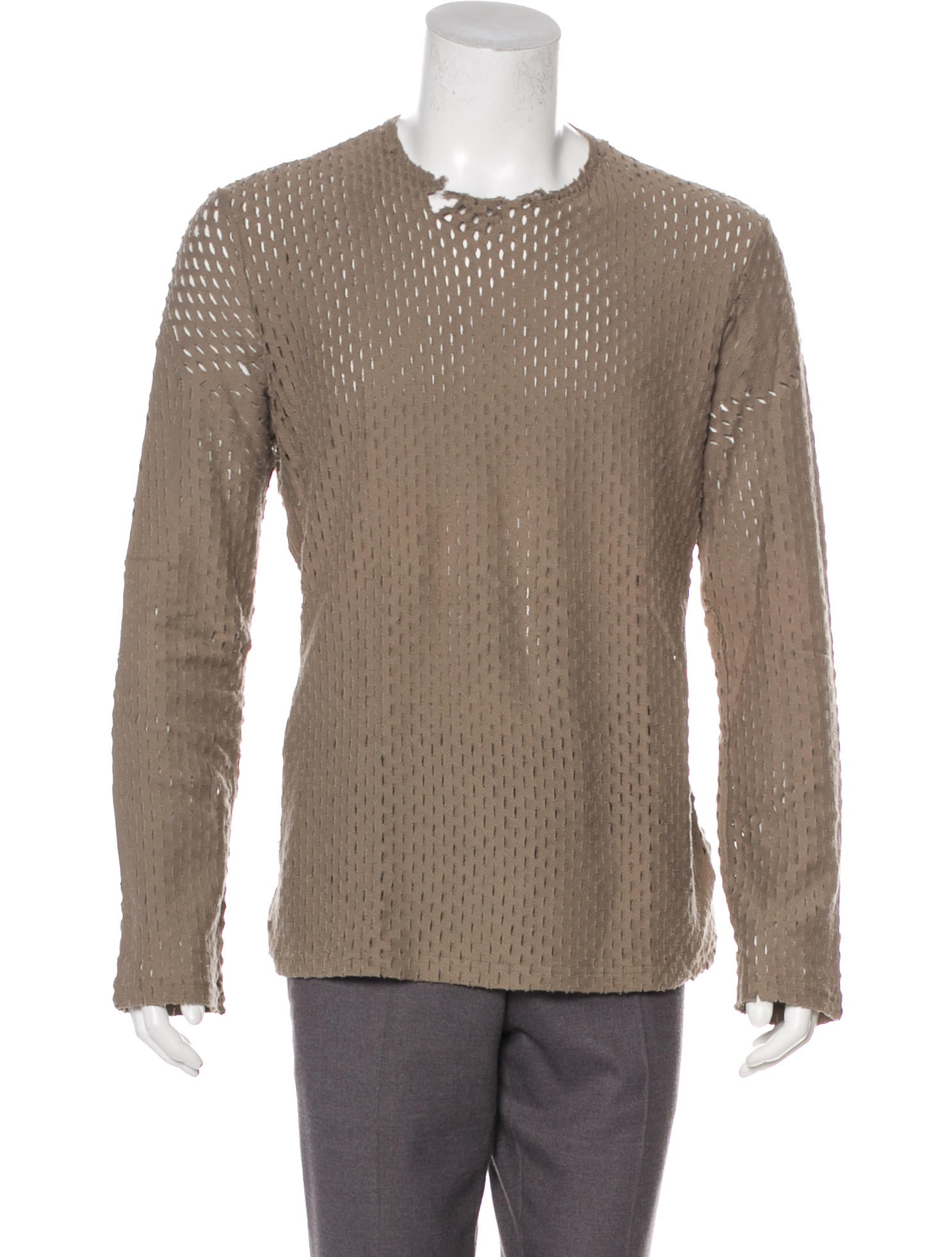 売れ筋アイテムラン Carol Christian Poell 2003 Laser Cut Scoop Neck T-Shirt w トップス
