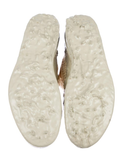 Carol Christian Poell Laser Cut Leather High-Top Sneakers