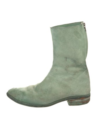 Carol Christian Poell Sea Foam Tornado Leather Boots
