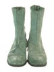 Carol Christian Poell Sea Foam Tornado Leather Boots
