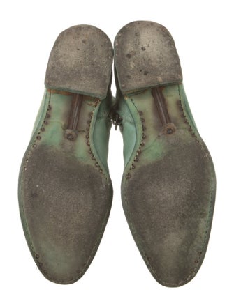 Carol Christian Poell Sea Foam Tornado Leather Boots