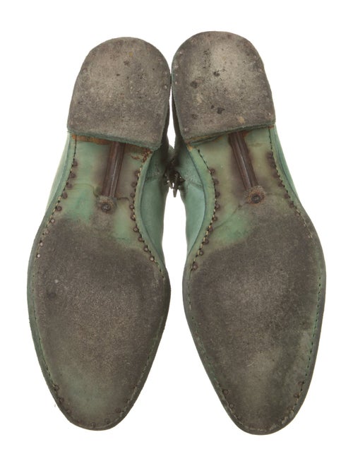 Carol Christian Poell Sea Foam Tornado Leather Boots