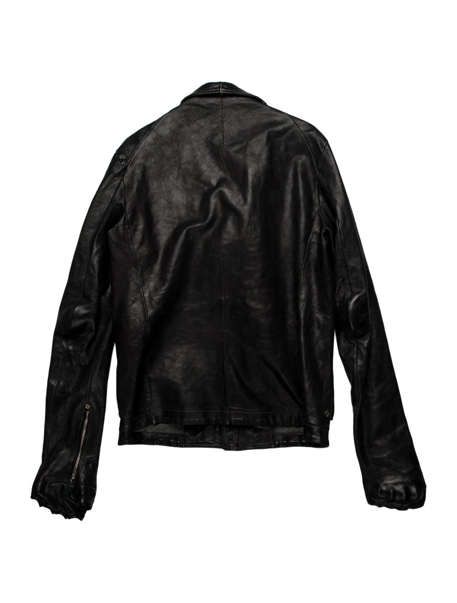 Carol Christian Poell Vintage Titanium Prosthetic Knuckles and Elbows Moto Jacket