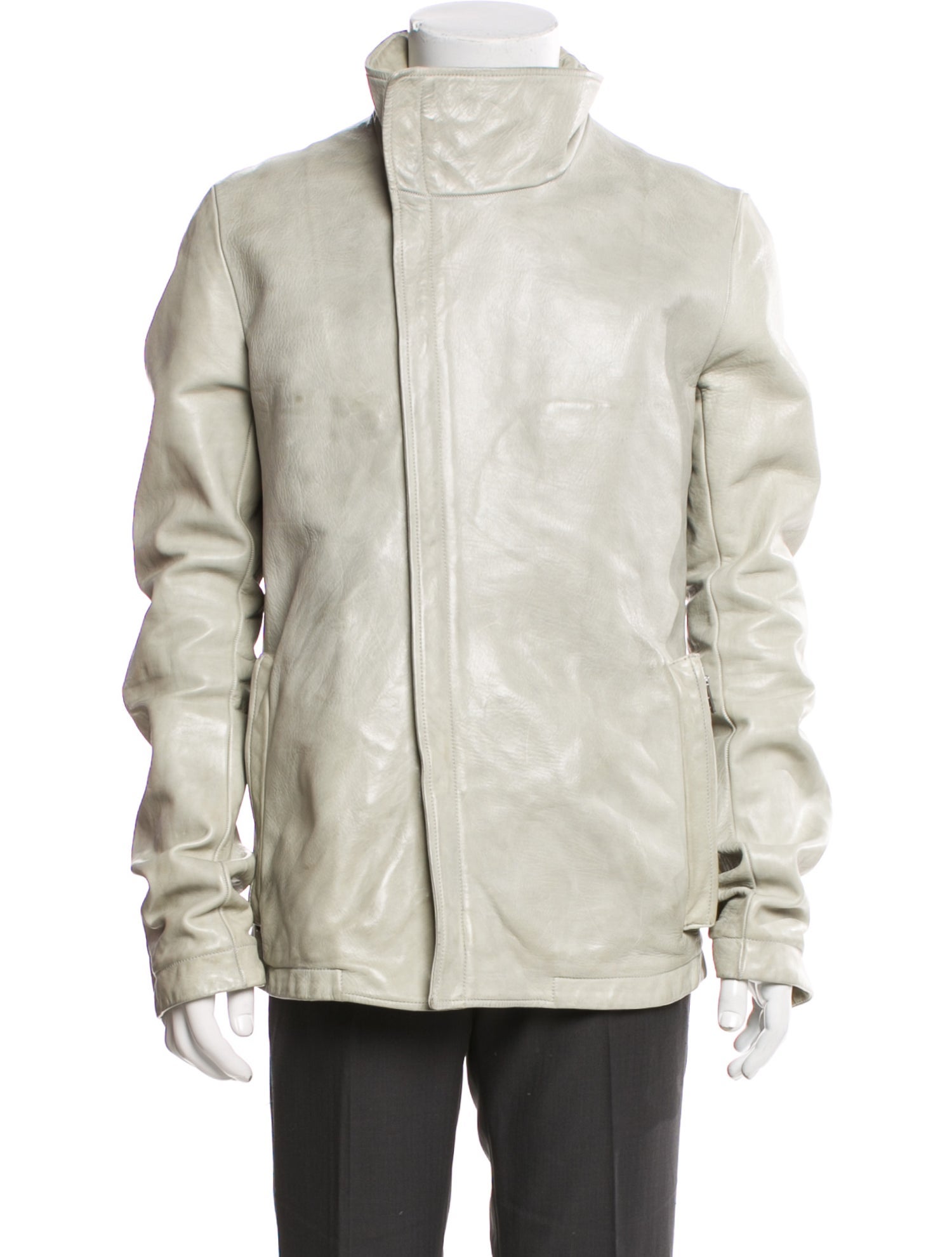 Carol Christian Poell LM/2599SP CORS-PTC/33 Leather Puffer Coat