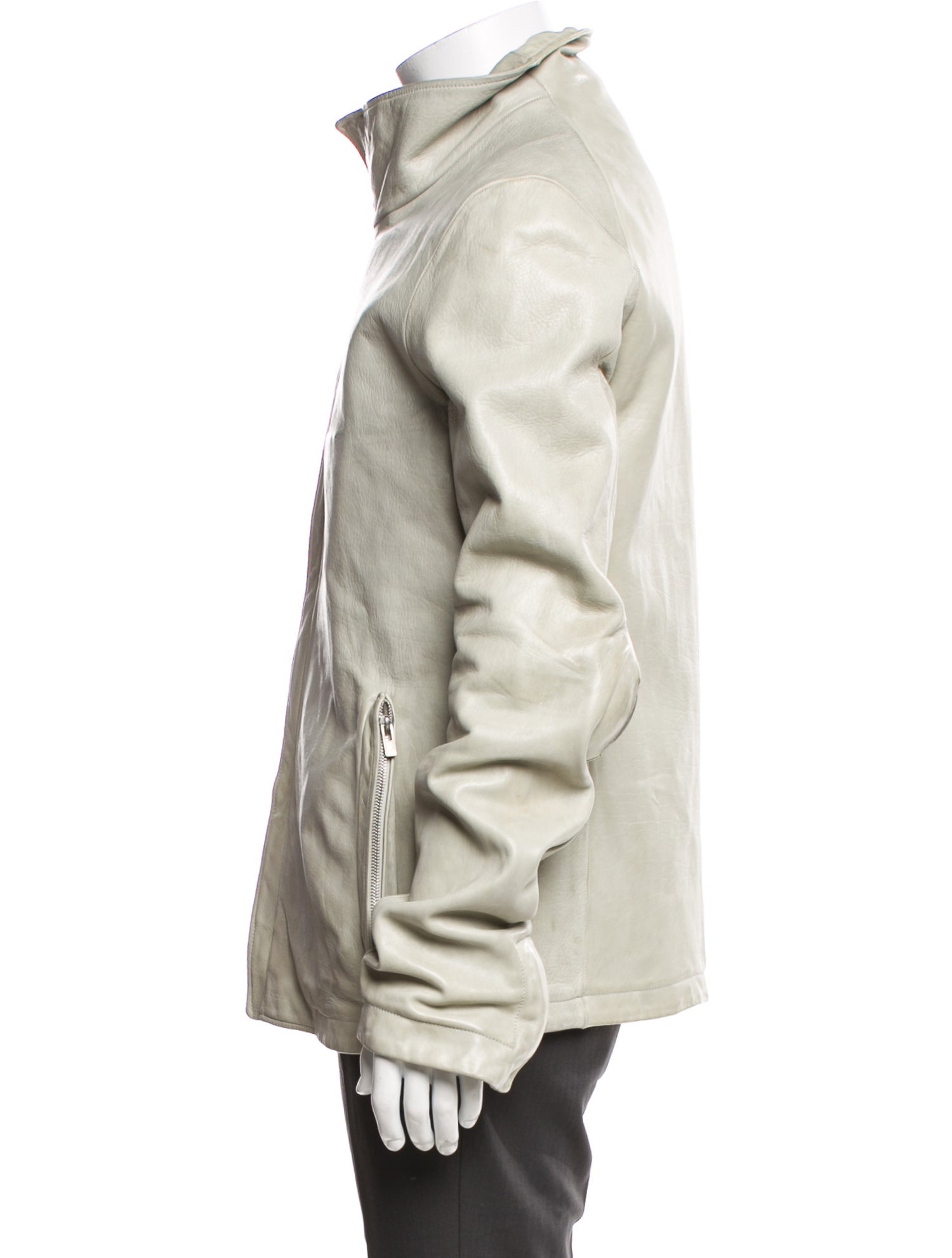 Carol Christian Poell LM/2599SP CORS-PTC/33 Leather Puffer Coat