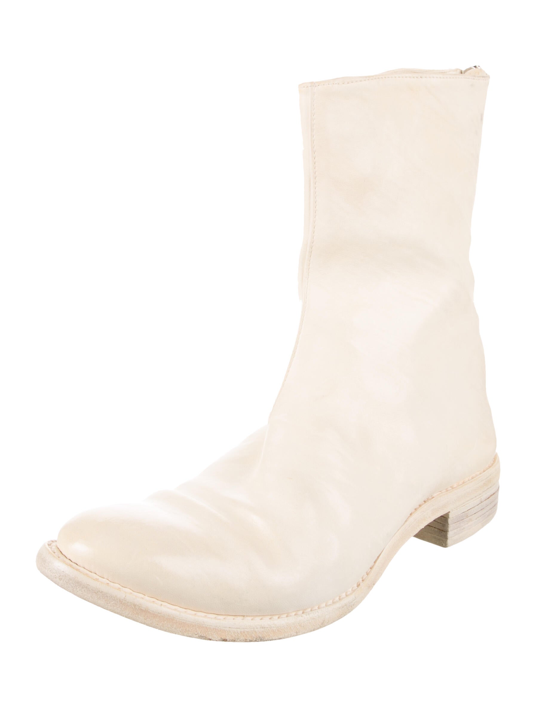 Carol Christian Poell AM/2601L Object Dyed Goodyear Tornado Cordovan Leather Boots