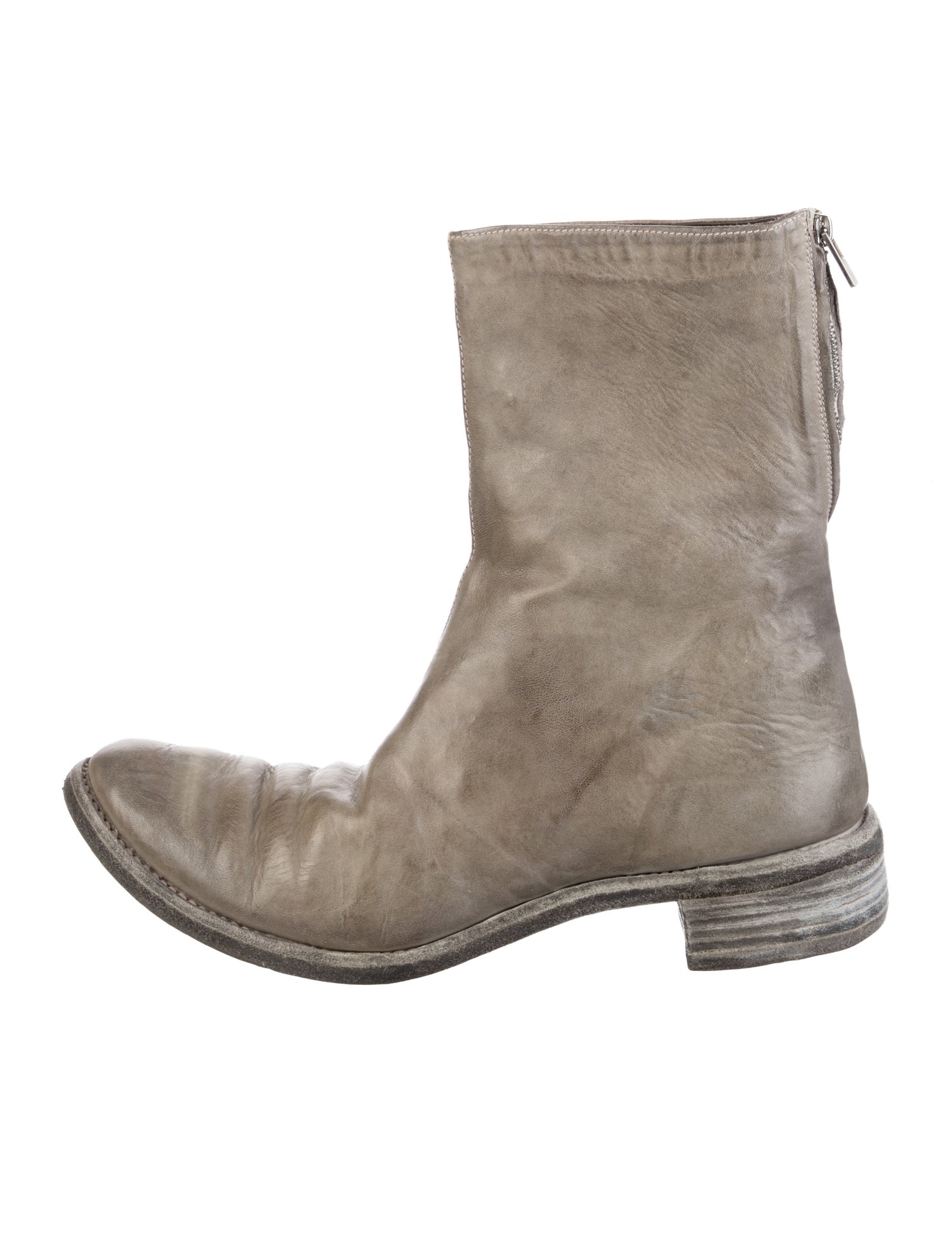 Carol Christian Poell AF0901L Object Dyed 'Tornado' Horse Leather Boots