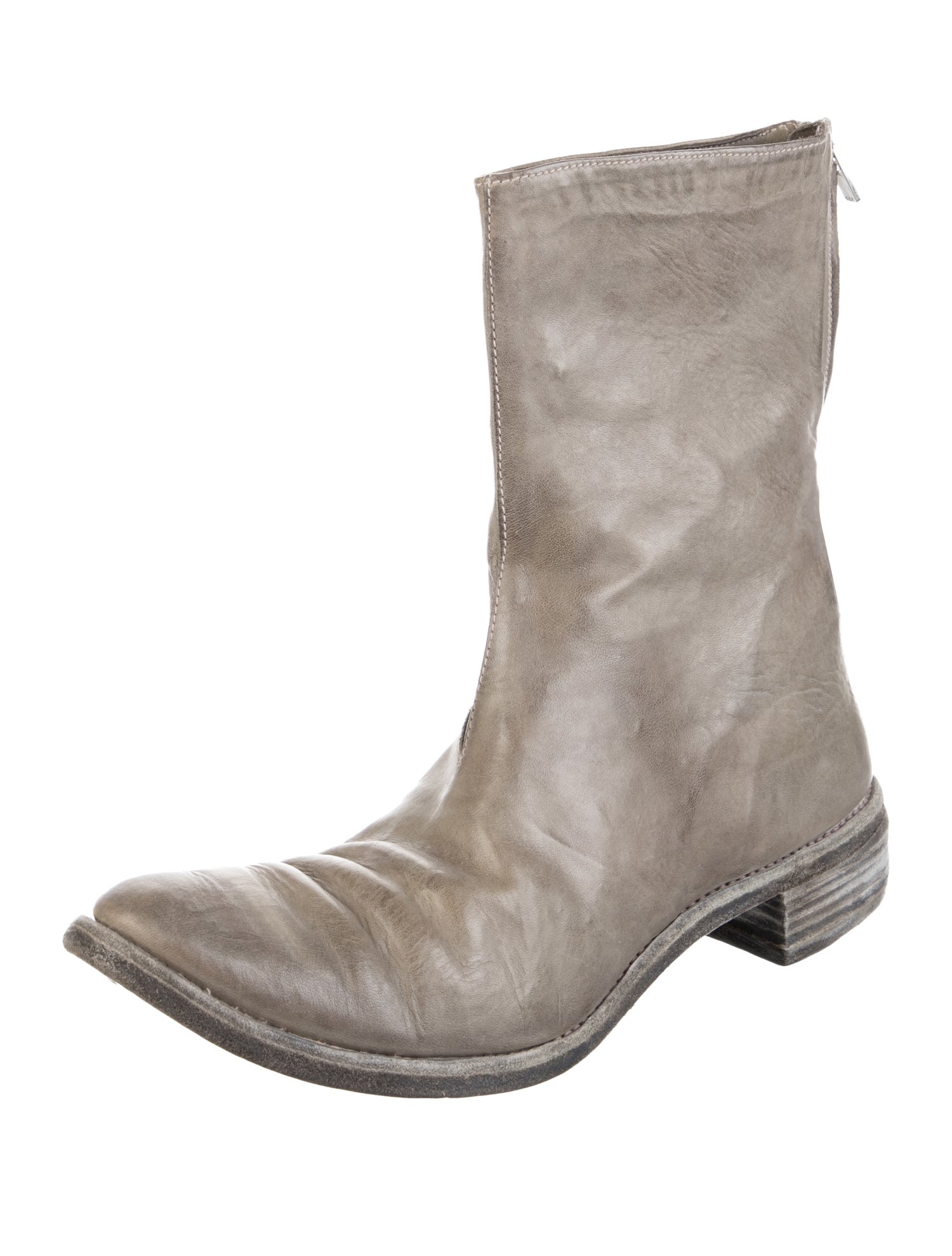 Carol Christian Poell AF0901L Object Dyed 'Tornado' Horse Leather Boots