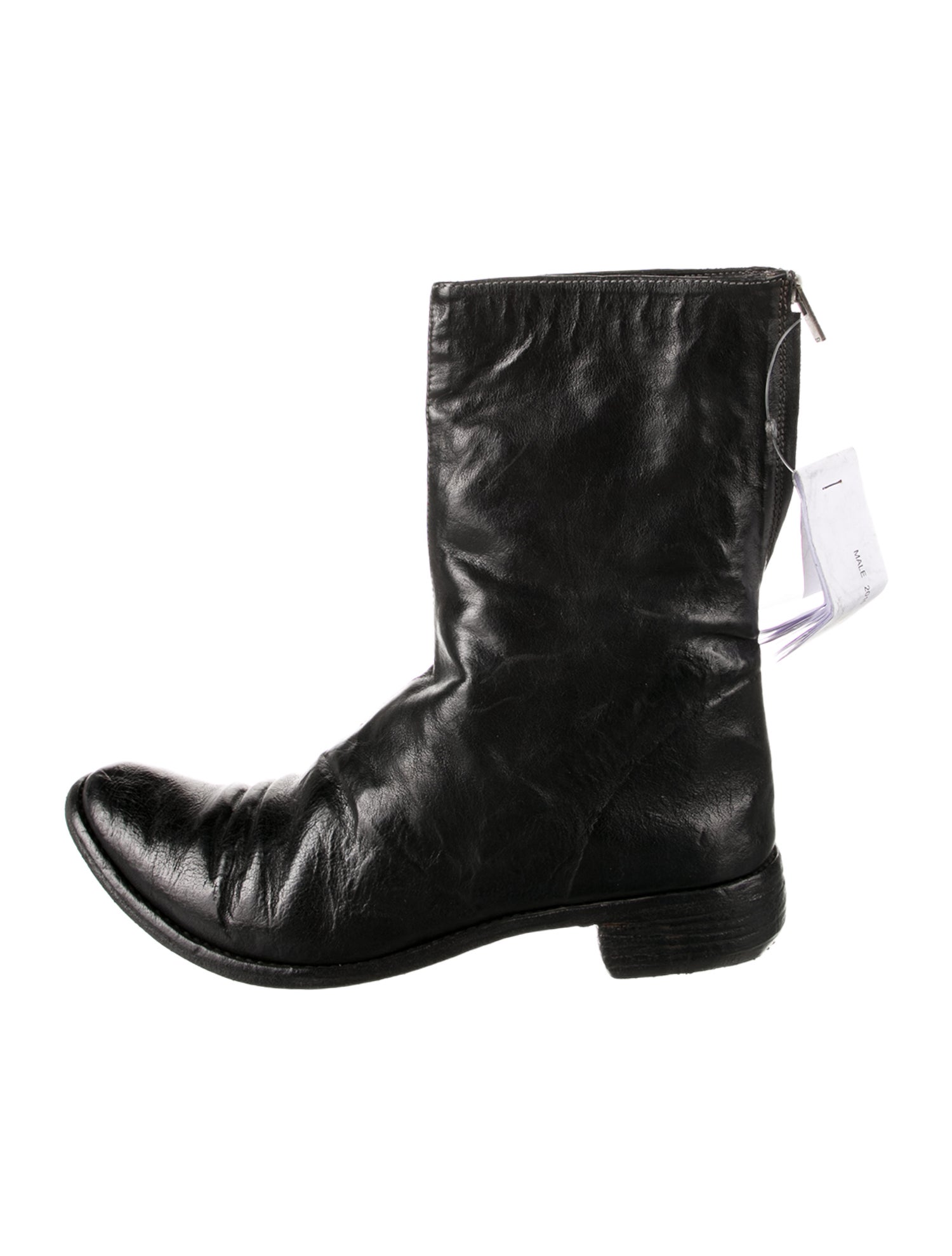 Carol Christian Poell AM/2601L Horse Object Dyed Tornado Leather Boots