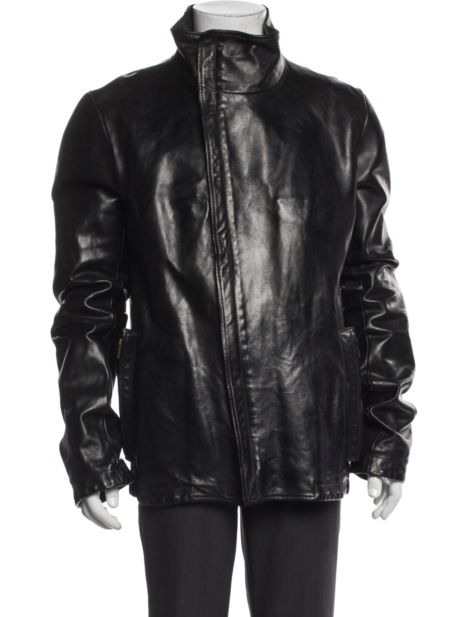 Carol Christian Poell 2022 LM/2599 Object Dyed High Neck Horse Windbreaker