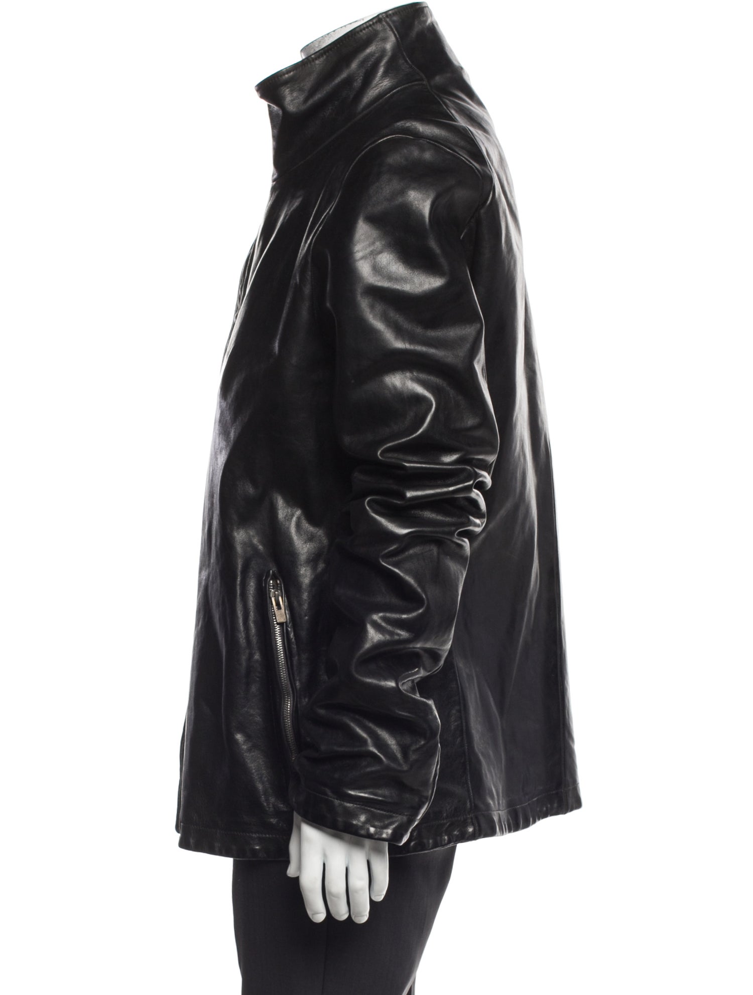 Carol Christian Poell 2022 LM/2599 Object Dyed High Neck Horse Windbreaker