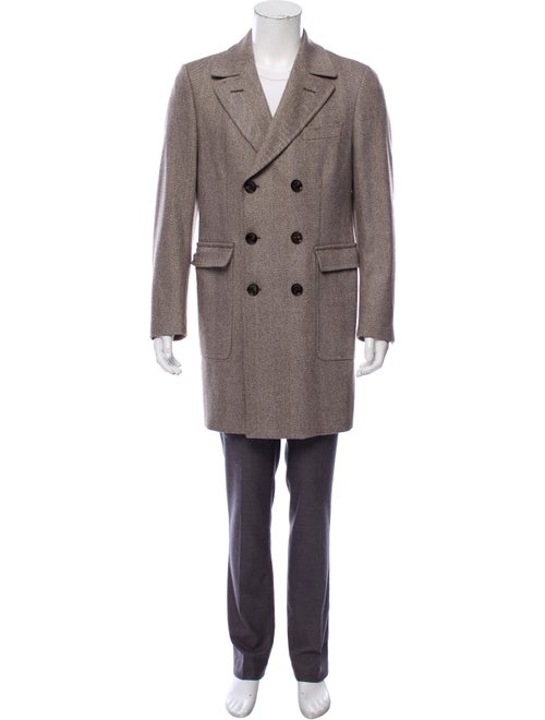 Crombie Wool Overcoat brown