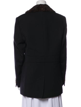 Crombie Wool Faux Fur Coat