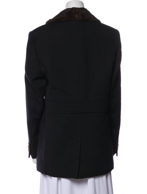 Crombie Wool Faux Fur Coat