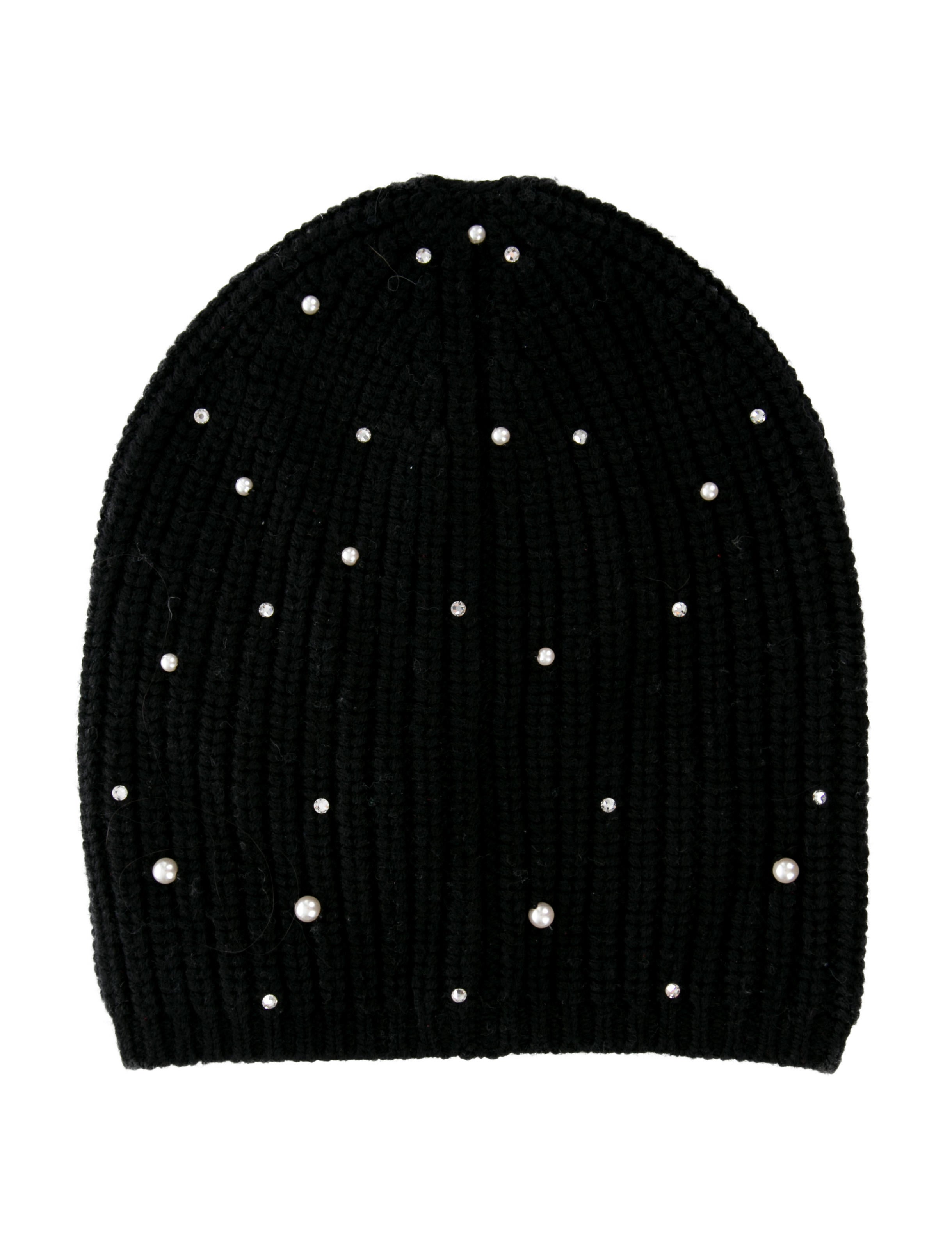 Carolyn Rowan Embellished Wool Beanie