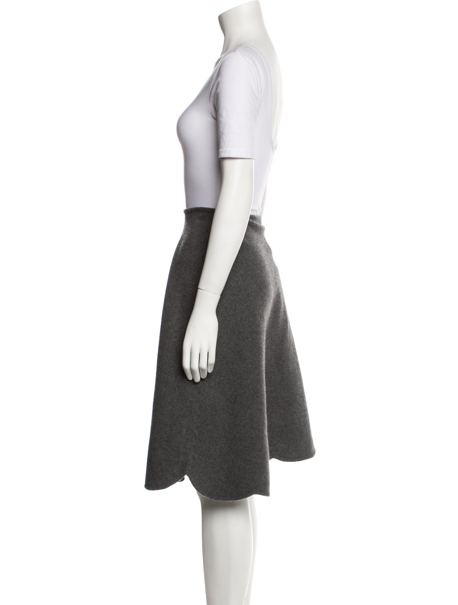 Carolyn Rowan Crystal Embellishments Midi Length Skirt