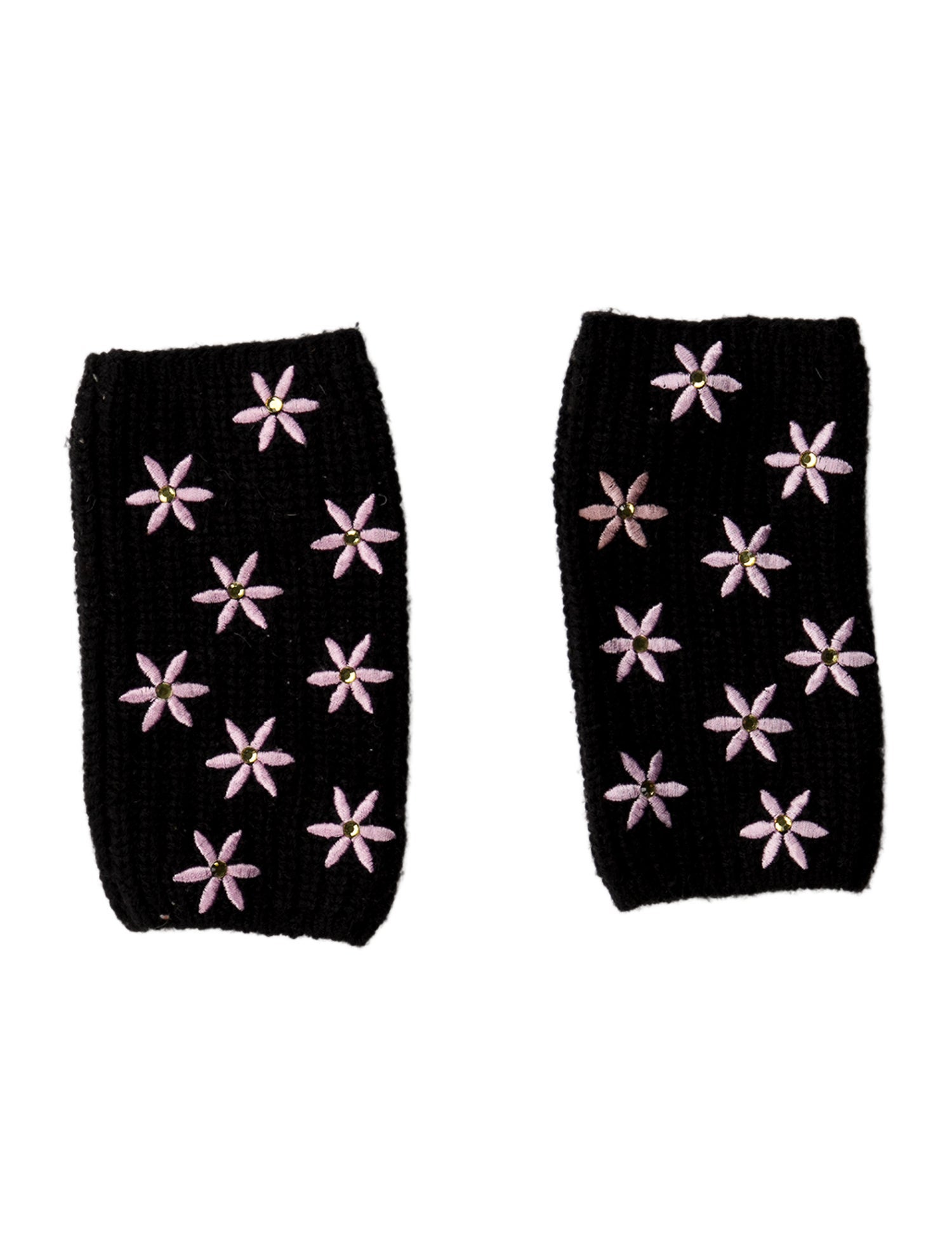 Carolyn Rowan Wool Knitted Fingerless Gloves