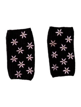 Carolyn Rowan Wool Knitted Fingerless Gloves