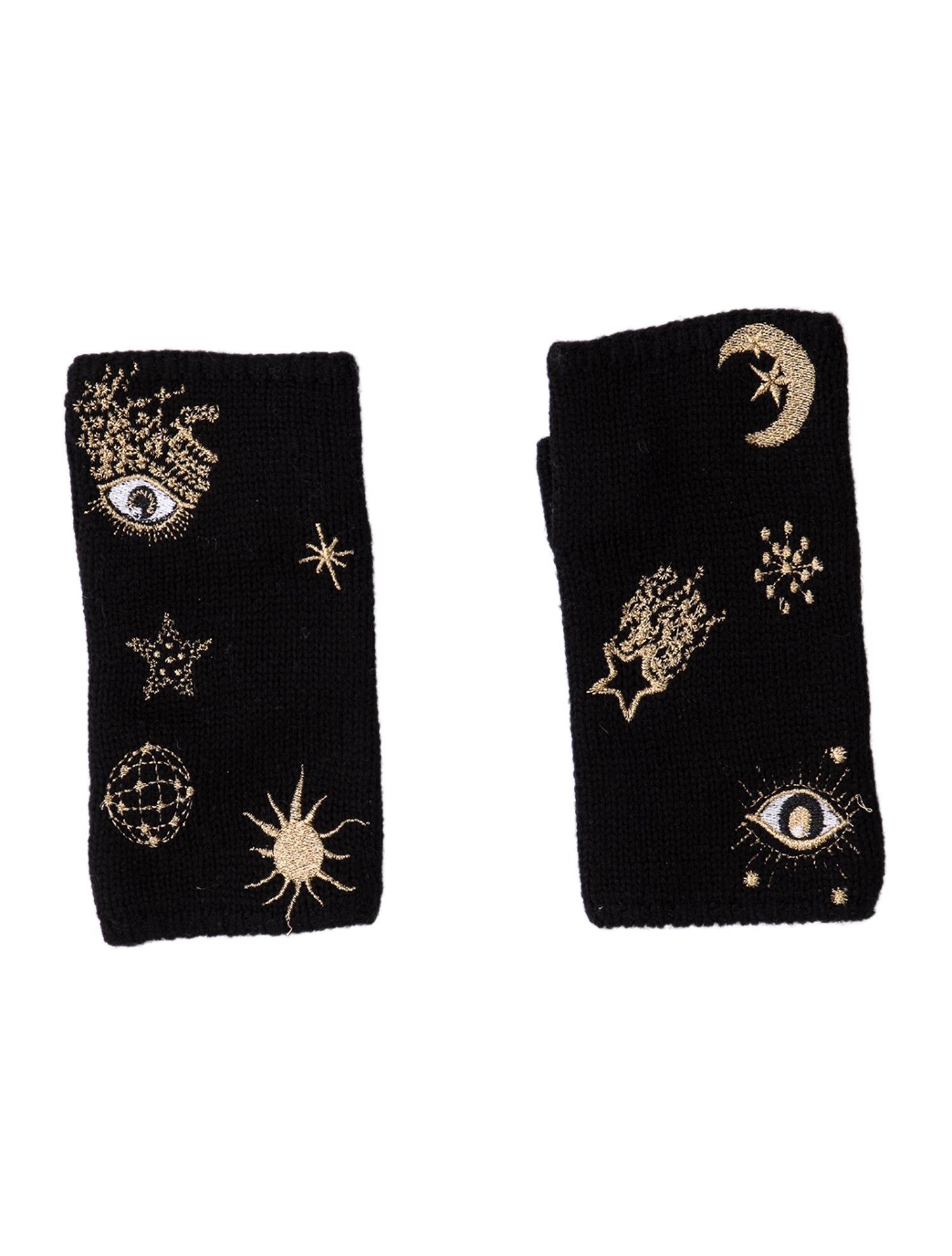 Carolyn Rowan knitted fingers cut gloves