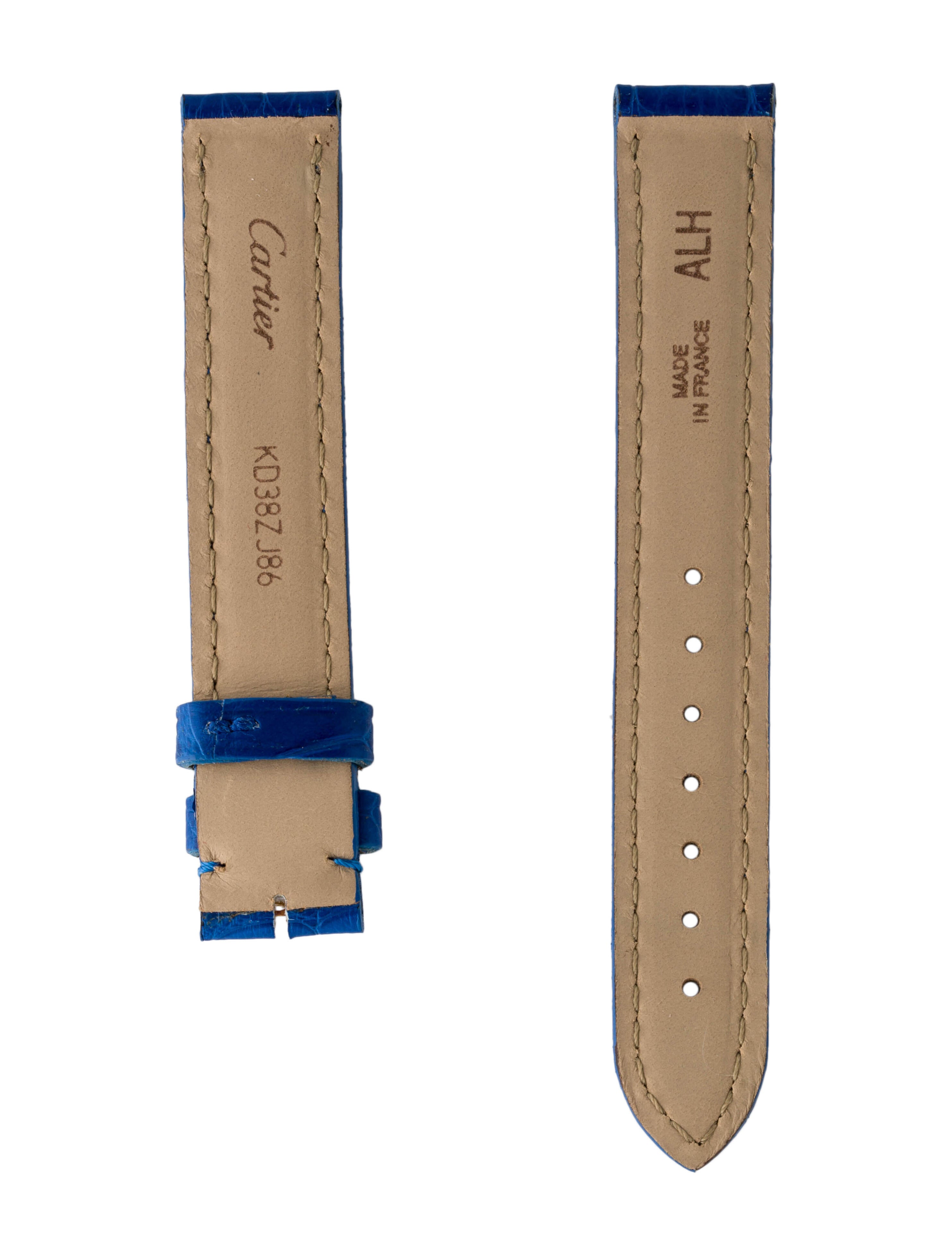 Cartier 11mm Must de Cartier Watch Strap Black CRT29691 The RealReal