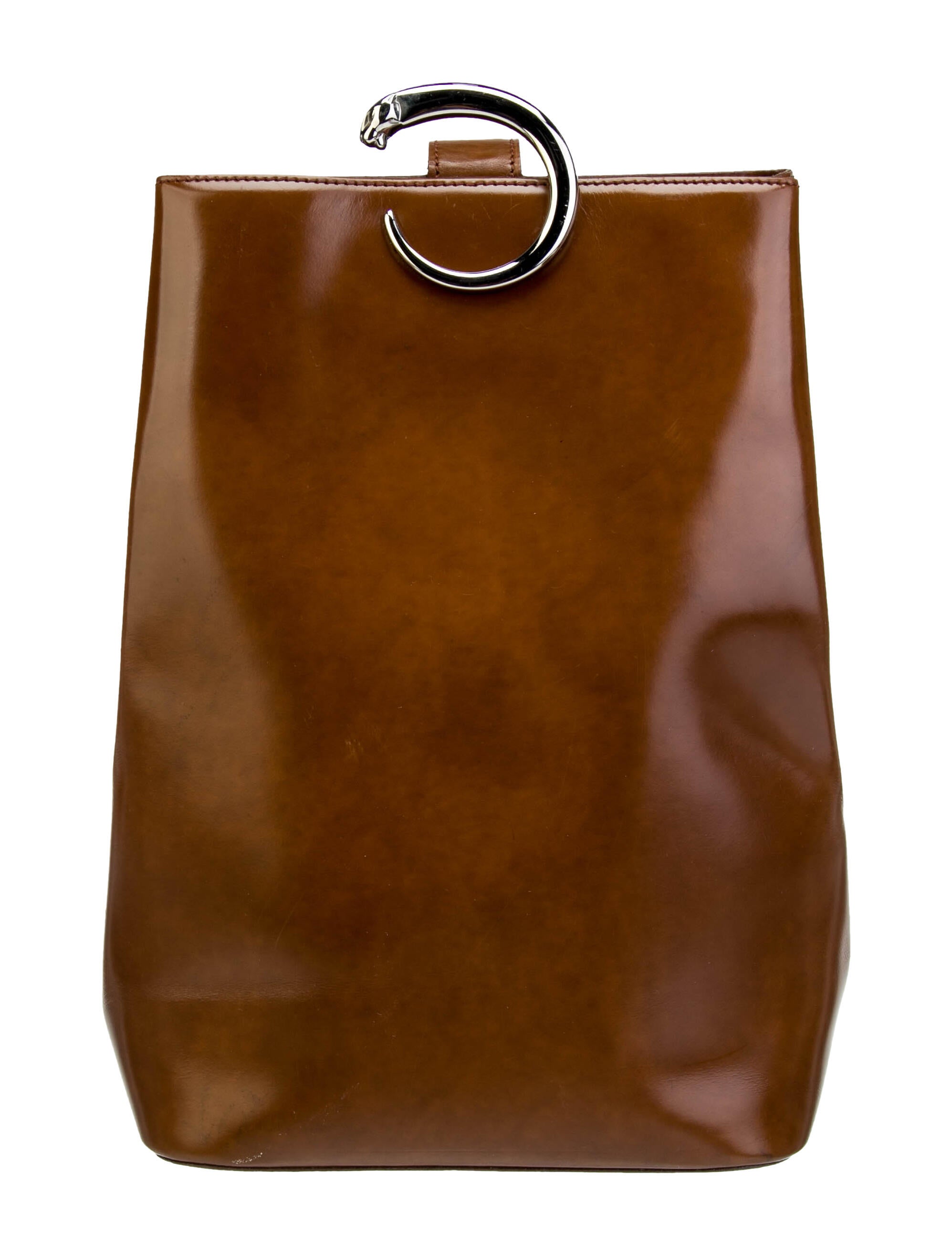 Cartier Patent Leather Sling Backpack