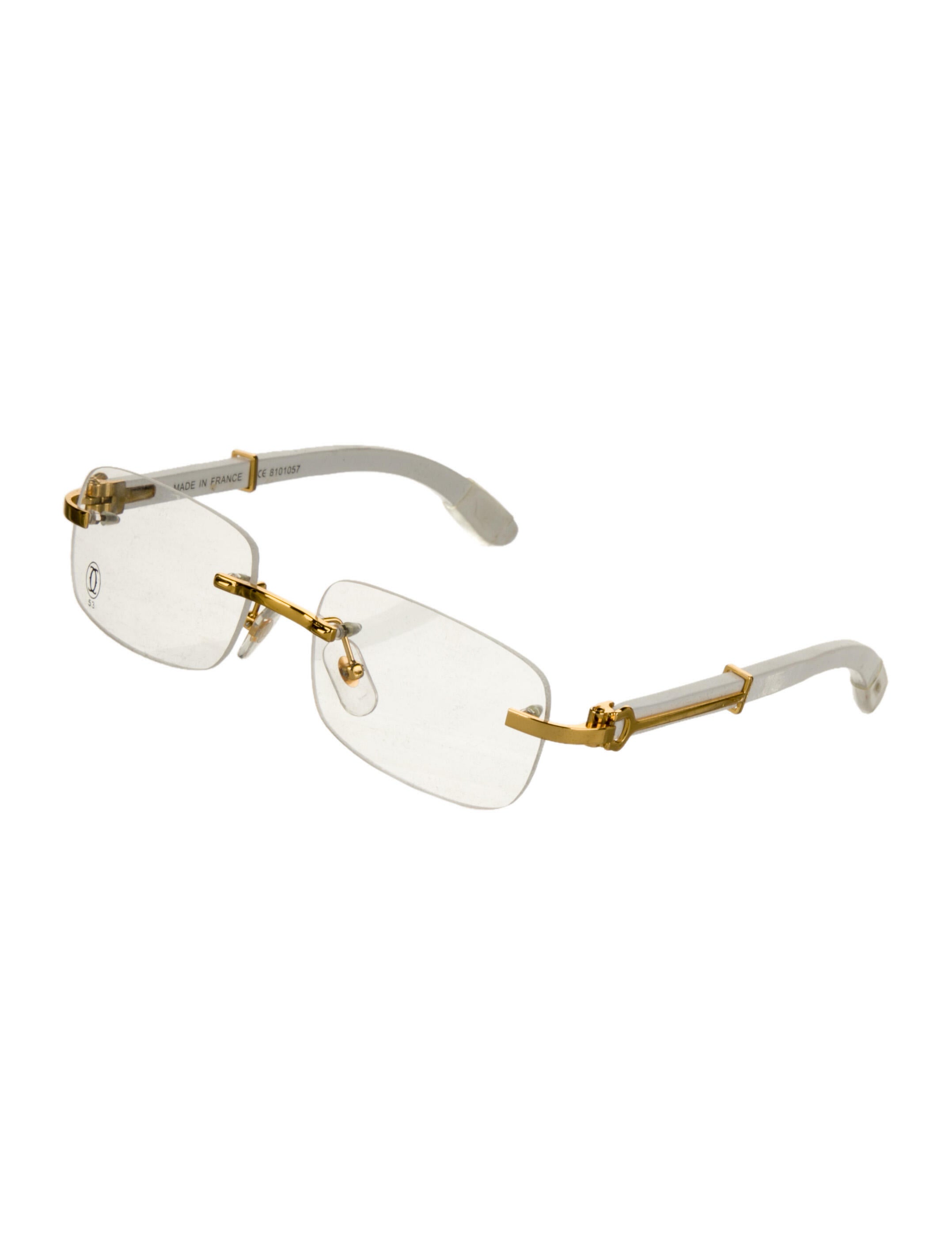 Cartier Square Eyeglasses White Eyeglasses, Accessories CRT103303
