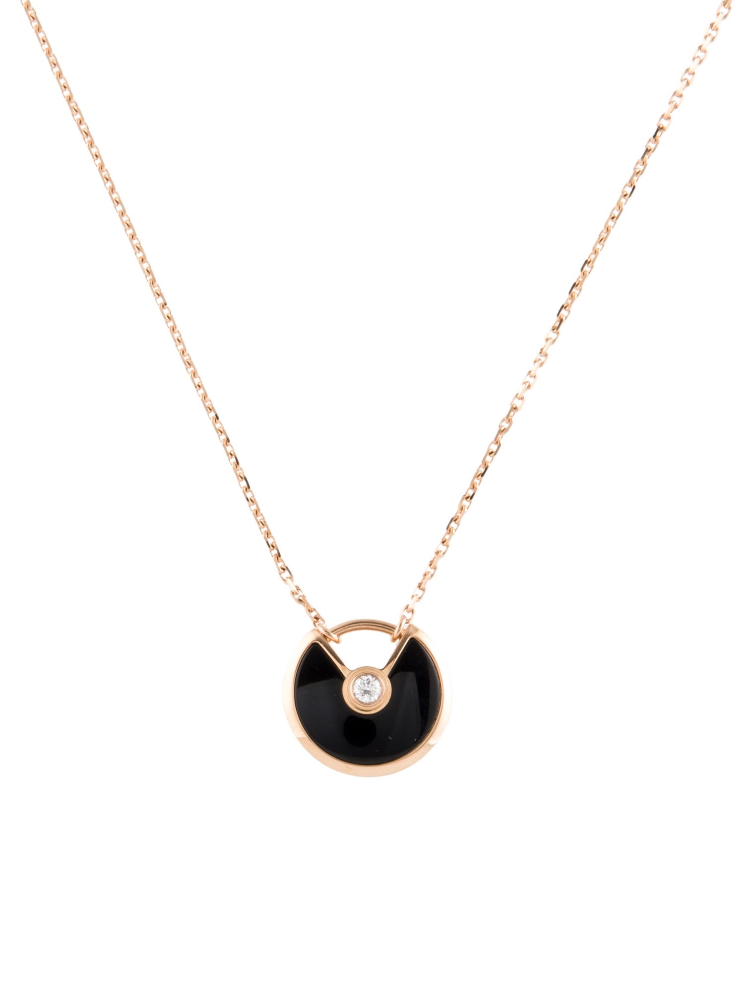 Cartier Amulette de Cartier Necklace, XS Model 18K Rose Gold Pendant