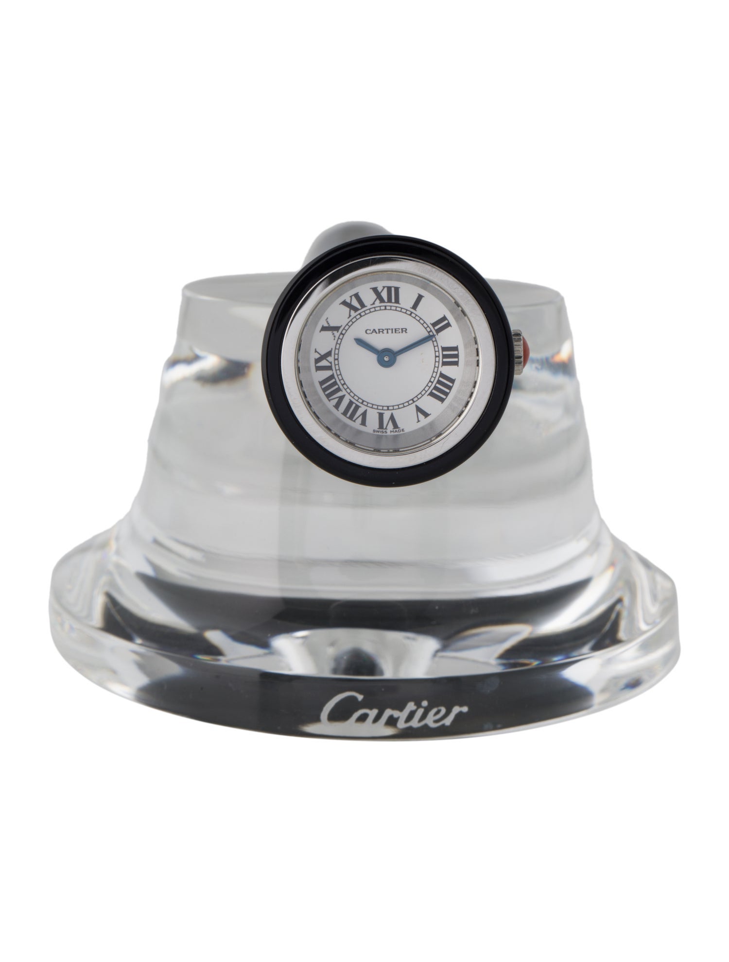 Cartier Desk Pen Clock Black Decorative Accents, Decor & Accessories