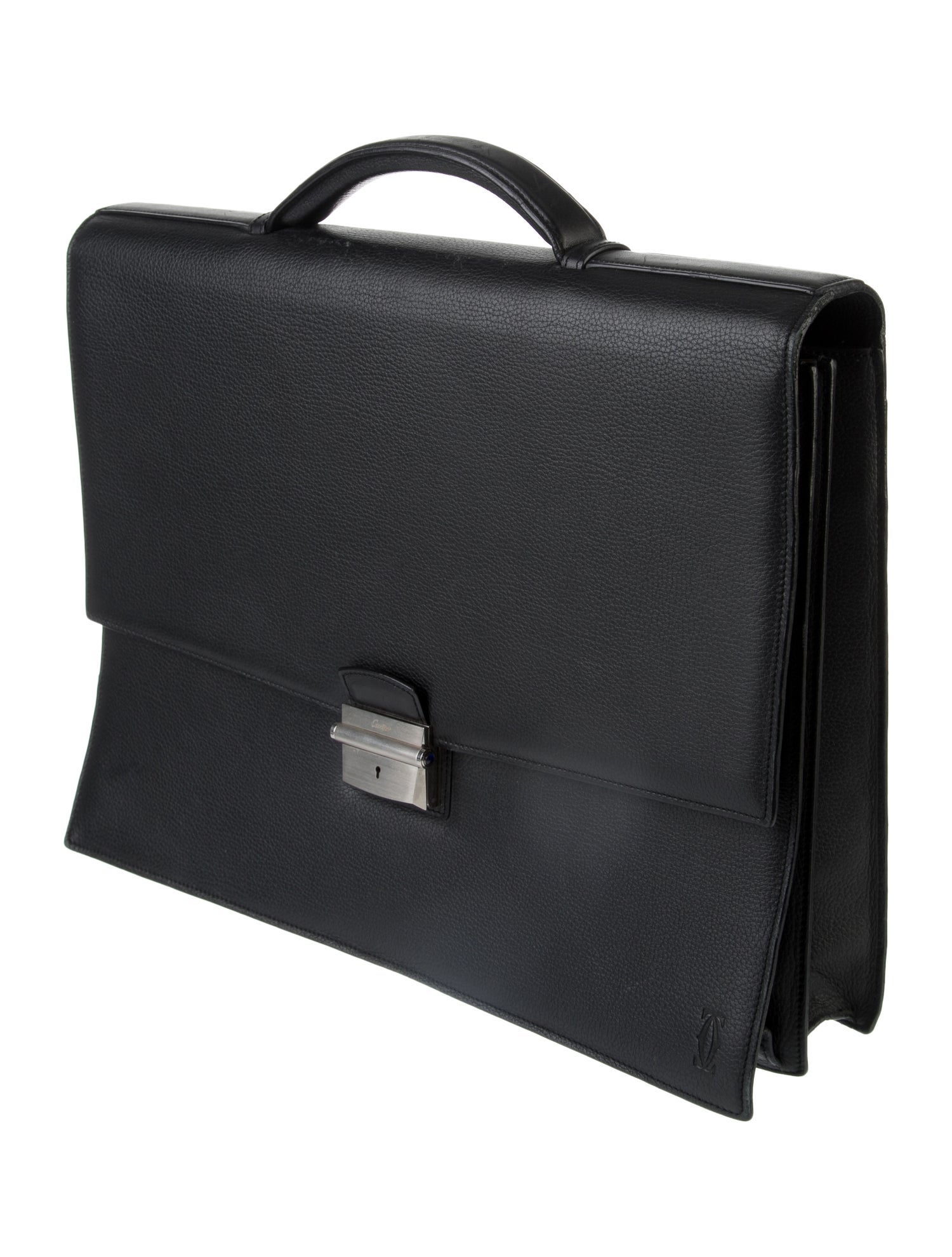Salvatore Ferragamo Leather Briefcase Black Briefcases, Bags