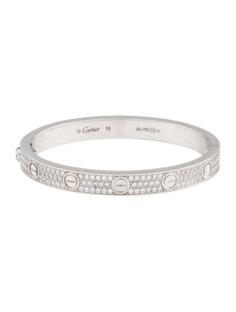 Cartier Diamond Paved LOVE Bracelet