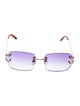 Cartier Square Gradient Sunglasses