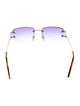 Cartier Square Gradient Sunglasses