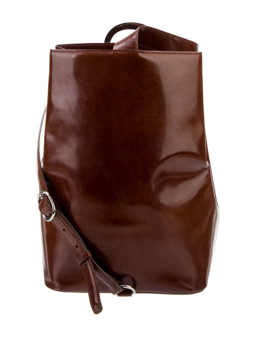Cartier Solid Patent Leather Bucket Bag