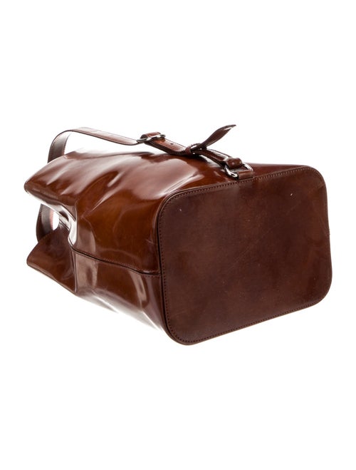 Cartier Solid Patent Leather Bucket Bag