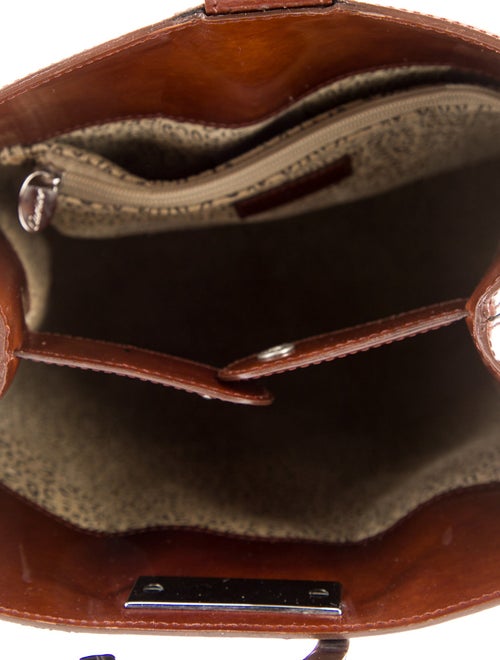 Cartier Solid Patent Leather Bucket Bag