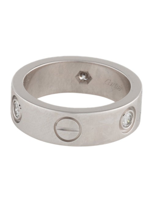 Cartier 3 Diamond LOVE Ring