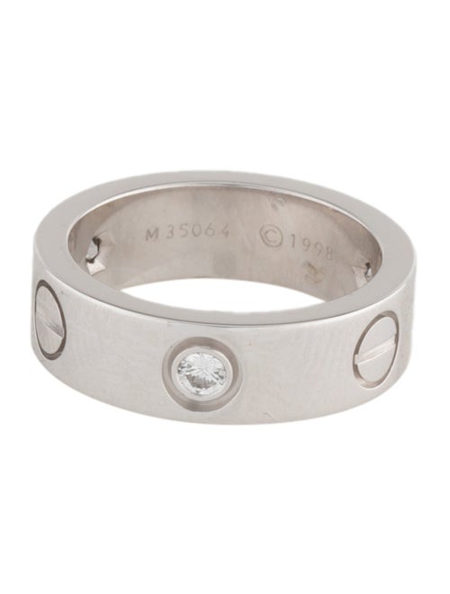 Cartier 3 Diamond LOVE Ring