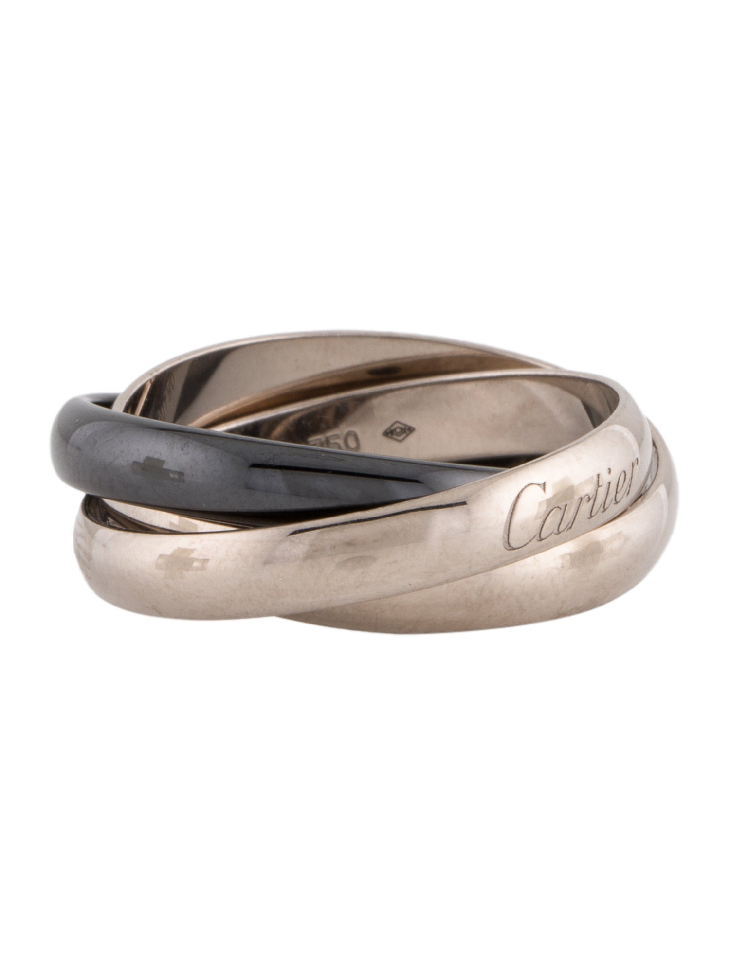 Cartier Ceramic Classic Trinity Ring