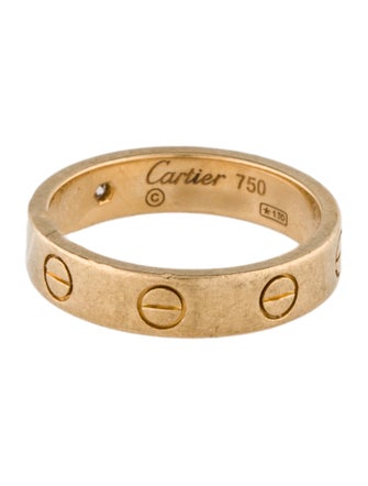 Cartier 1 Diamond LOVE Wedding Band