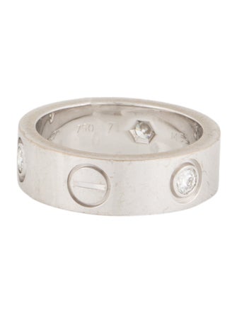 Cartier 3 Diamond LOVE Ring