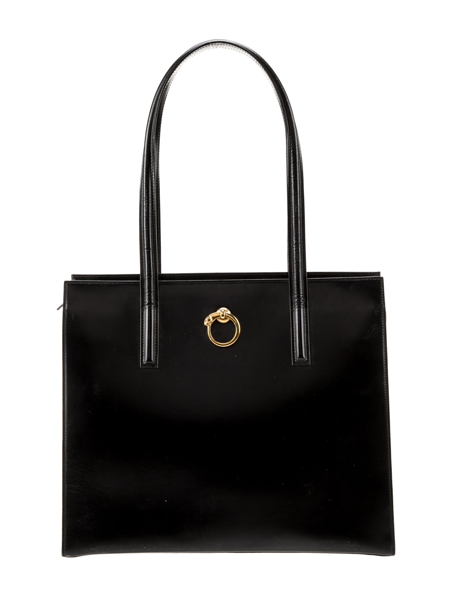 Cartier Leather Shoulder Bag Black Shoulder Bags, Handbags