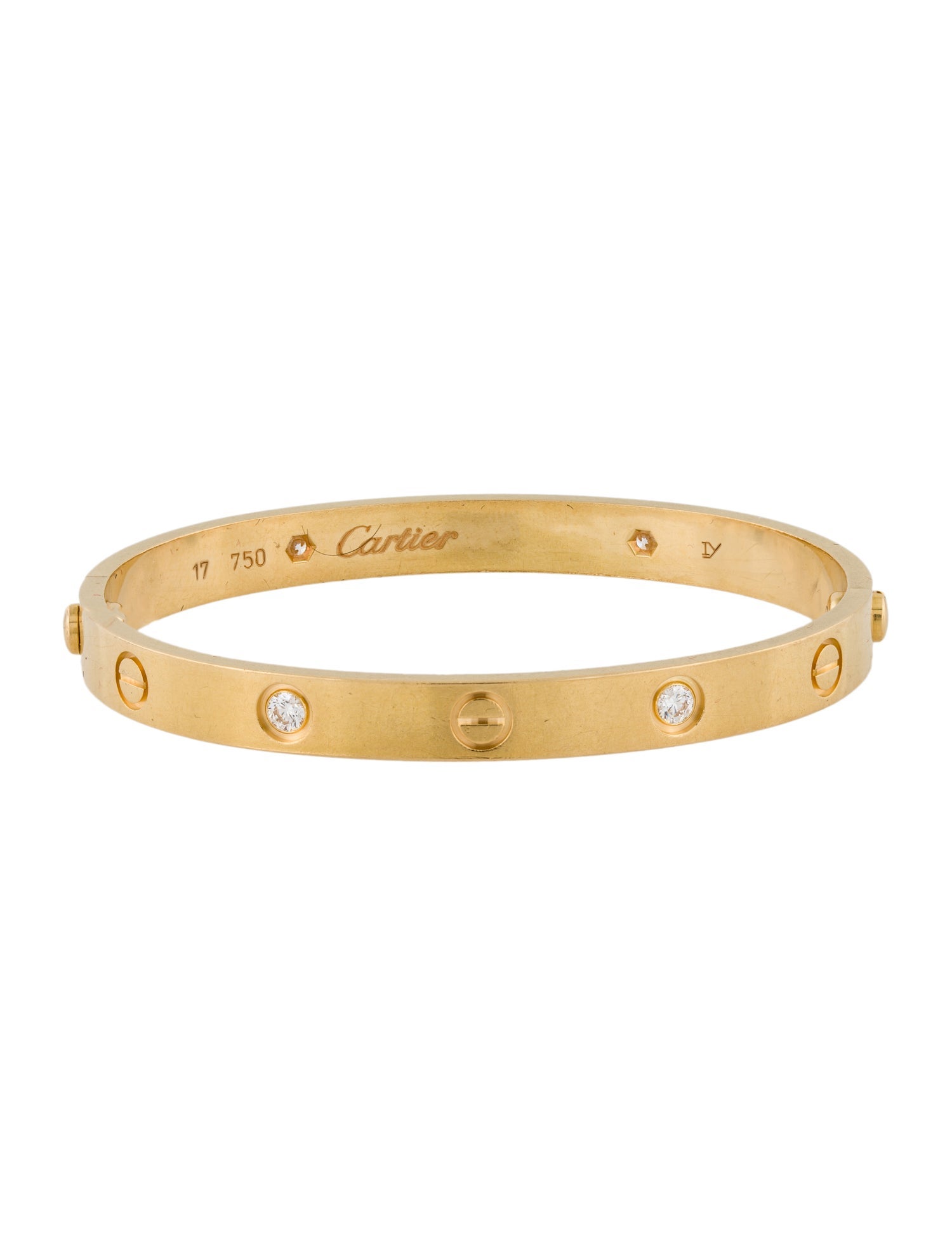 Cartier 4 Diamond LOVE Bracelet