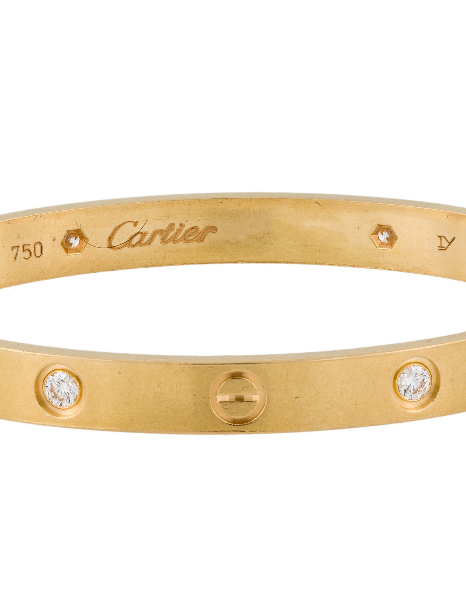 Cartier 4 Diamond LOVE Bracelet