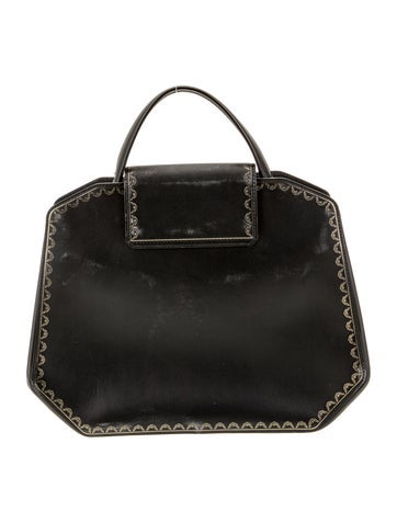 Cartier Handle Bags Leather Top Bag