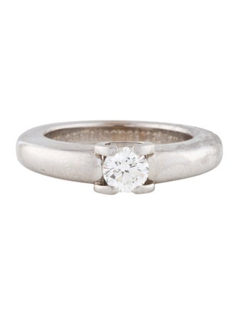 Cartier 18K Diamond Solitaire Ring