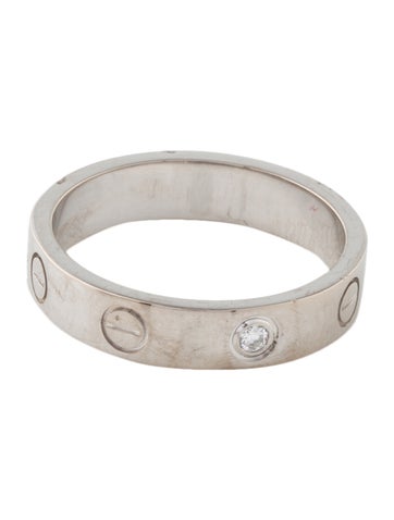 Cartier Band One Diamond Love Ring, Small Model 51 | 5.5