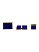 Cartier Lapis Lazuli Cuff-Link & Signet Ring Set